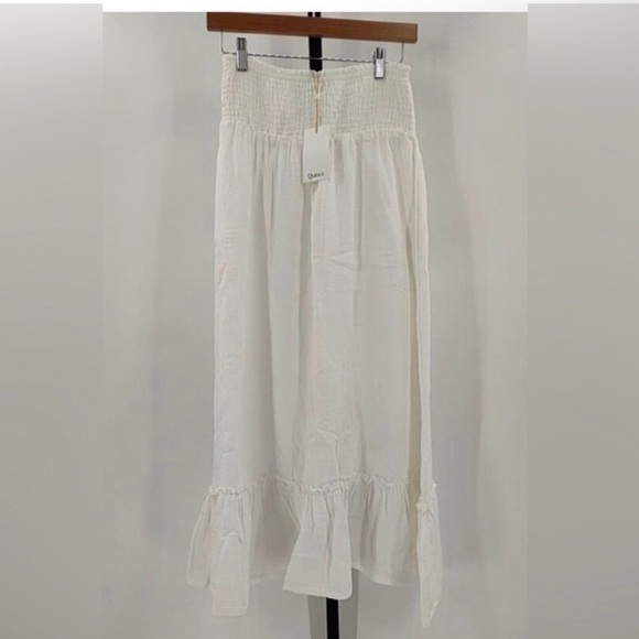 Quince 100% Organic Cotton Gauze Smocked Maxi Skirt | Large | MSRP: $59.90 - Picture 3 of 3